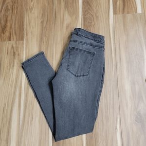 Sonoma Curvy Skinny Jeans Black 8L Long Midrise